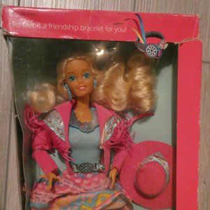 Western Fun Barbie Doll 1989 New in Box (Old box)